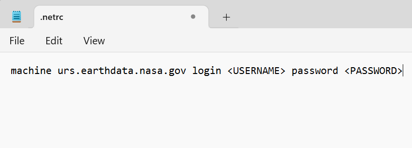 example .netrc 2